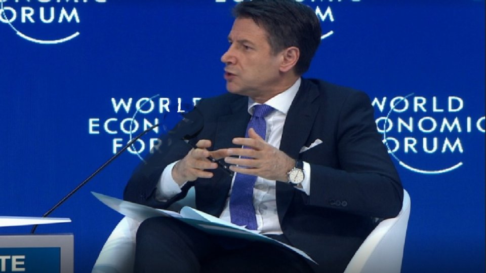 Italský premiér Giuseppe Conte foto Weforum